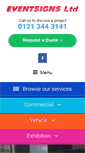 Mobile Screenshot of eventsigns.co.uk